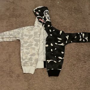 BAPE City Camo Half Shark Full Zip Hoodie
